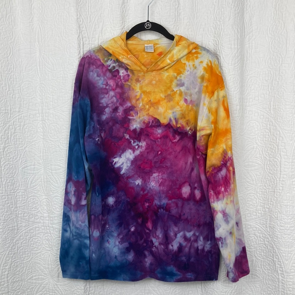 Dharma Trading Co. Tye Dye Hooded T-shirt sz Medium